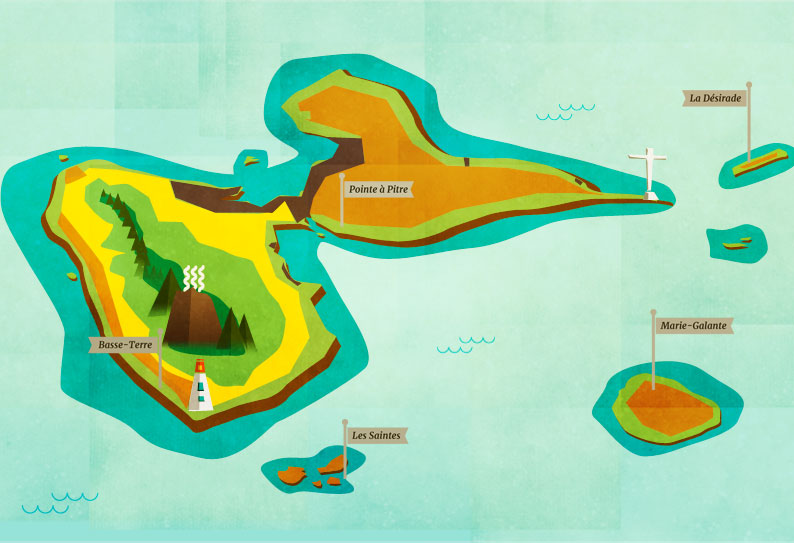 ONF – Carte des Forêts de Guadeloupe